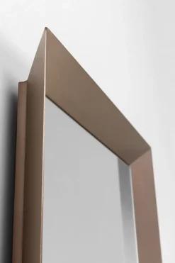 KARE Wandspiegel Arezzo Coffee Trapez 65(45)x160cm