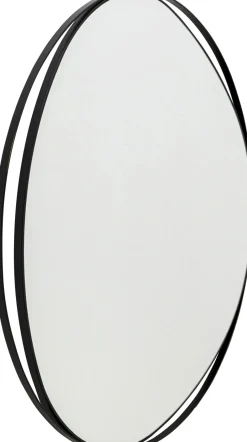 KARE Wandspiegel Bonita Schwarz Ø80cm