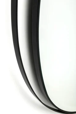 KARE Wandspiegel Bonita Schwarz Ø80cm