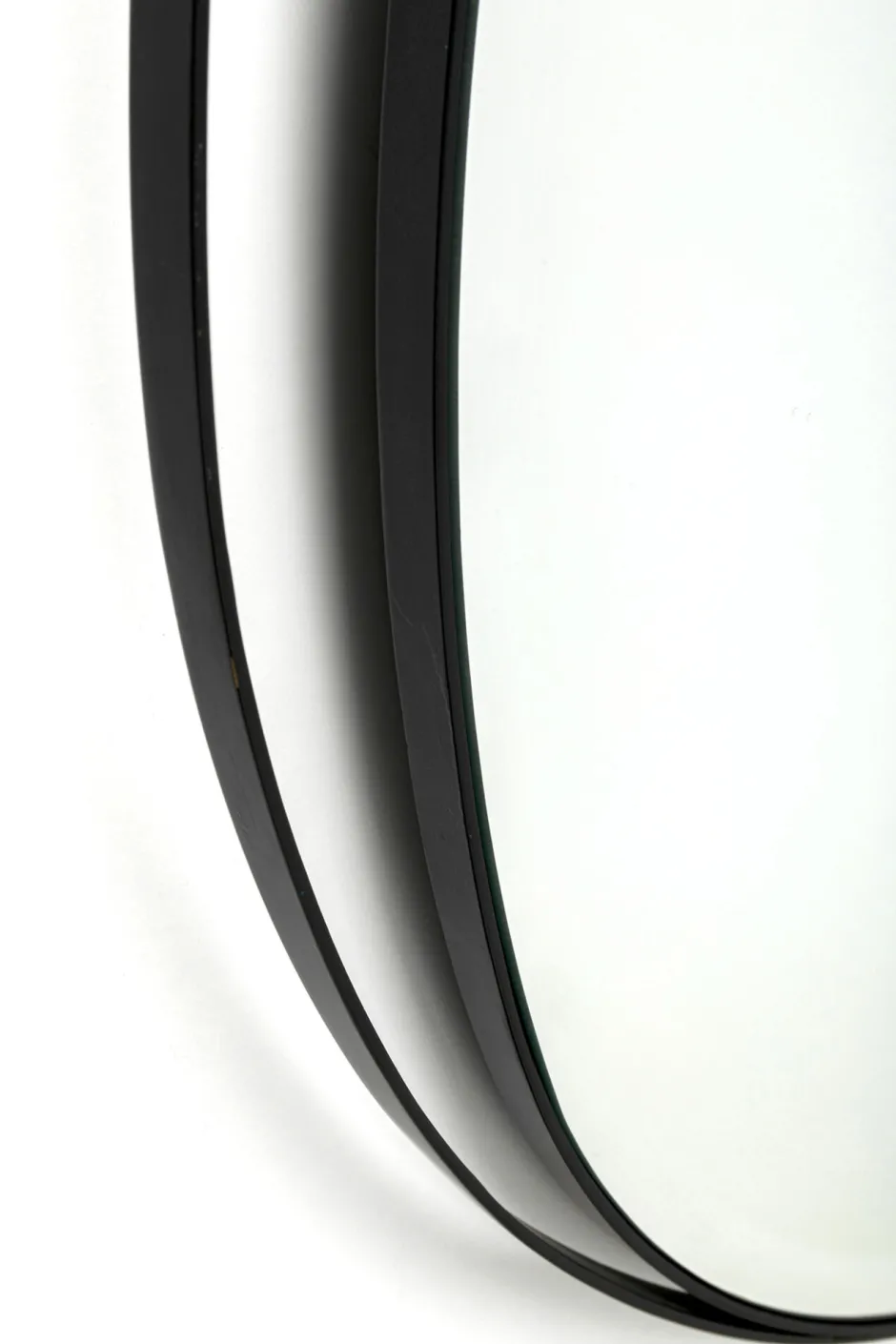 KARE Wandspiegel Bonita Schwarz Ø80cm