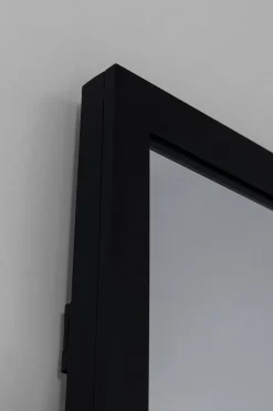 KARE Wandspiegel Brick Schwarz 71x182cm