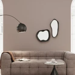 KARE Wandspiegel Dynamic Schwarz 40x34cm