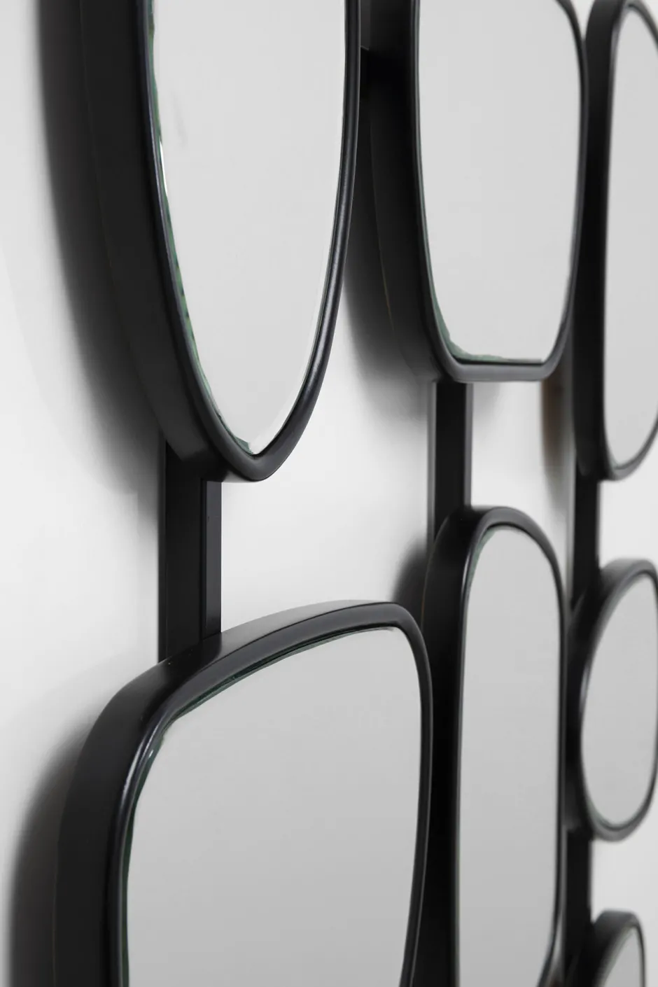 KARE Wandspiegel Nastro Schwarz 80x114cm