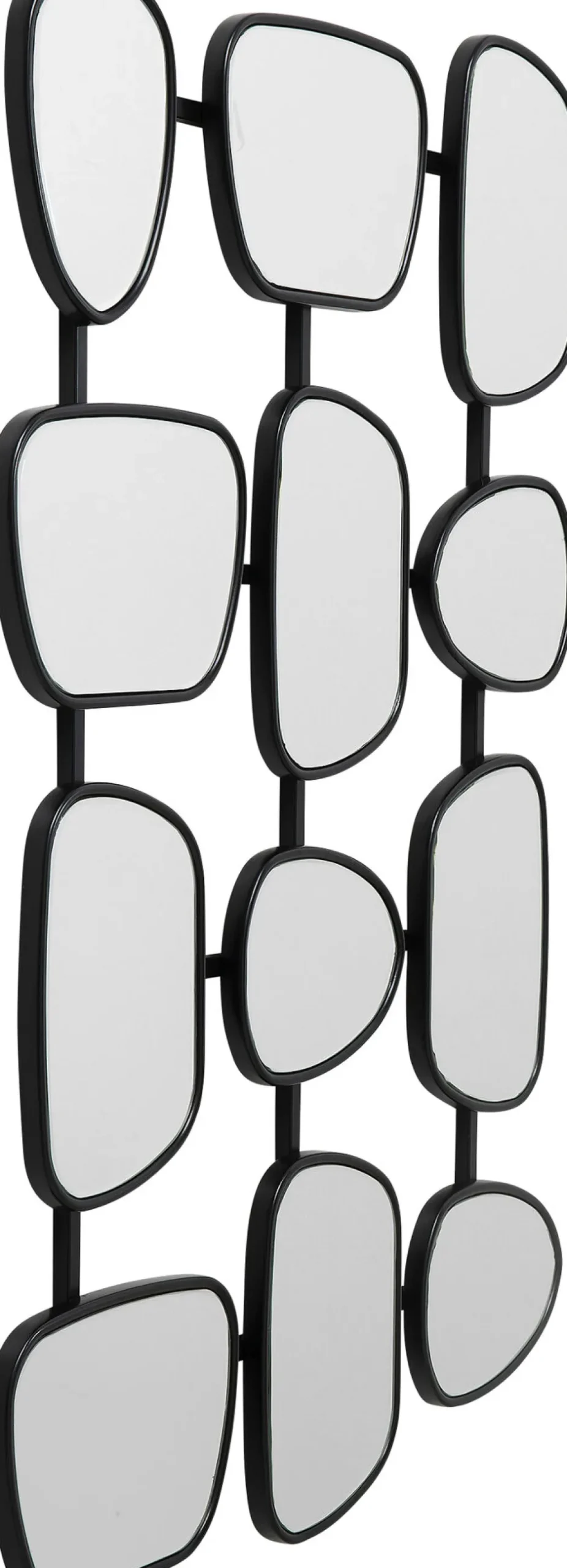 KARE Wandspiegel Nastro Schwarz 80x114cm