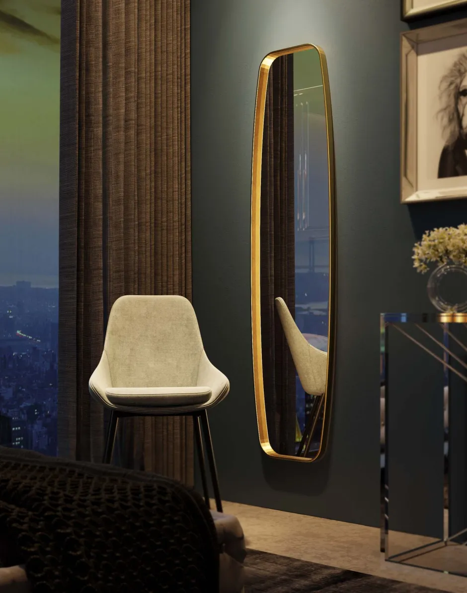 KARE Wandspiegel Opera 40x160cm