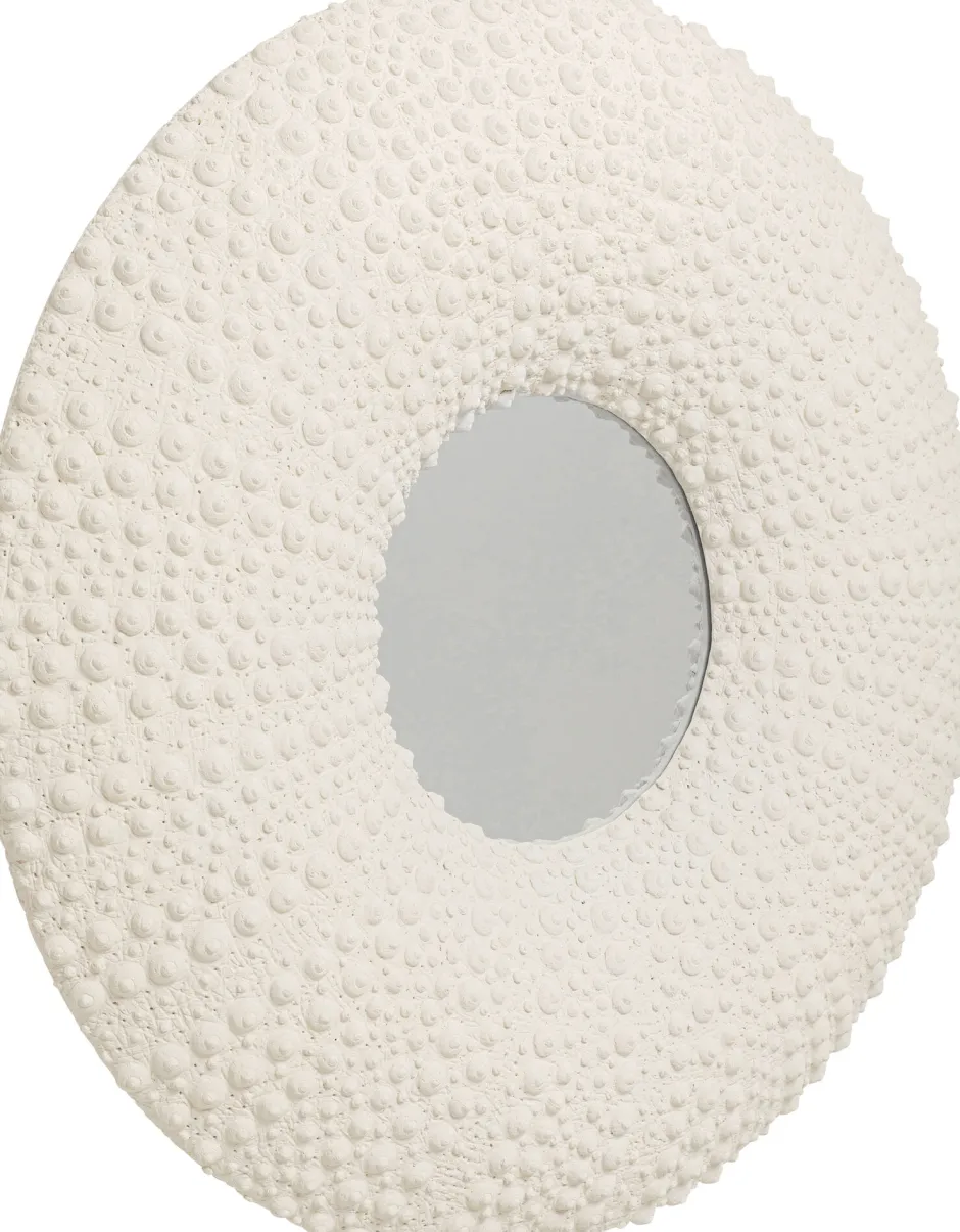 KARE Wandspiegel Sea Jewellery Weiß Ø110cm
