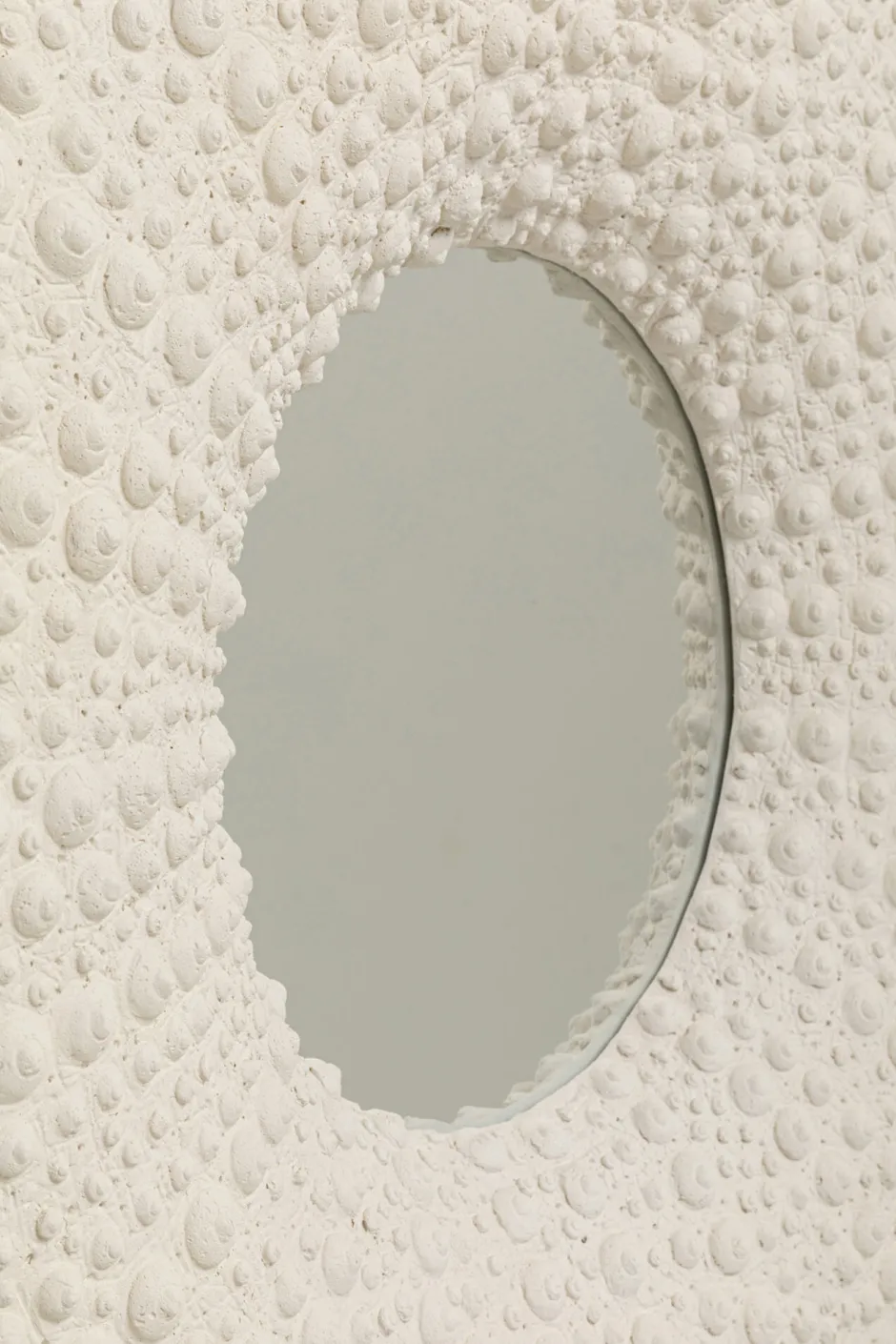 KARE Wandspiegel Sea Jewellery Weiß Ø110cm