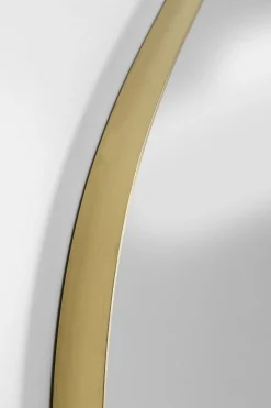 KARE Wandspiegel Shape Brass 110x120cm