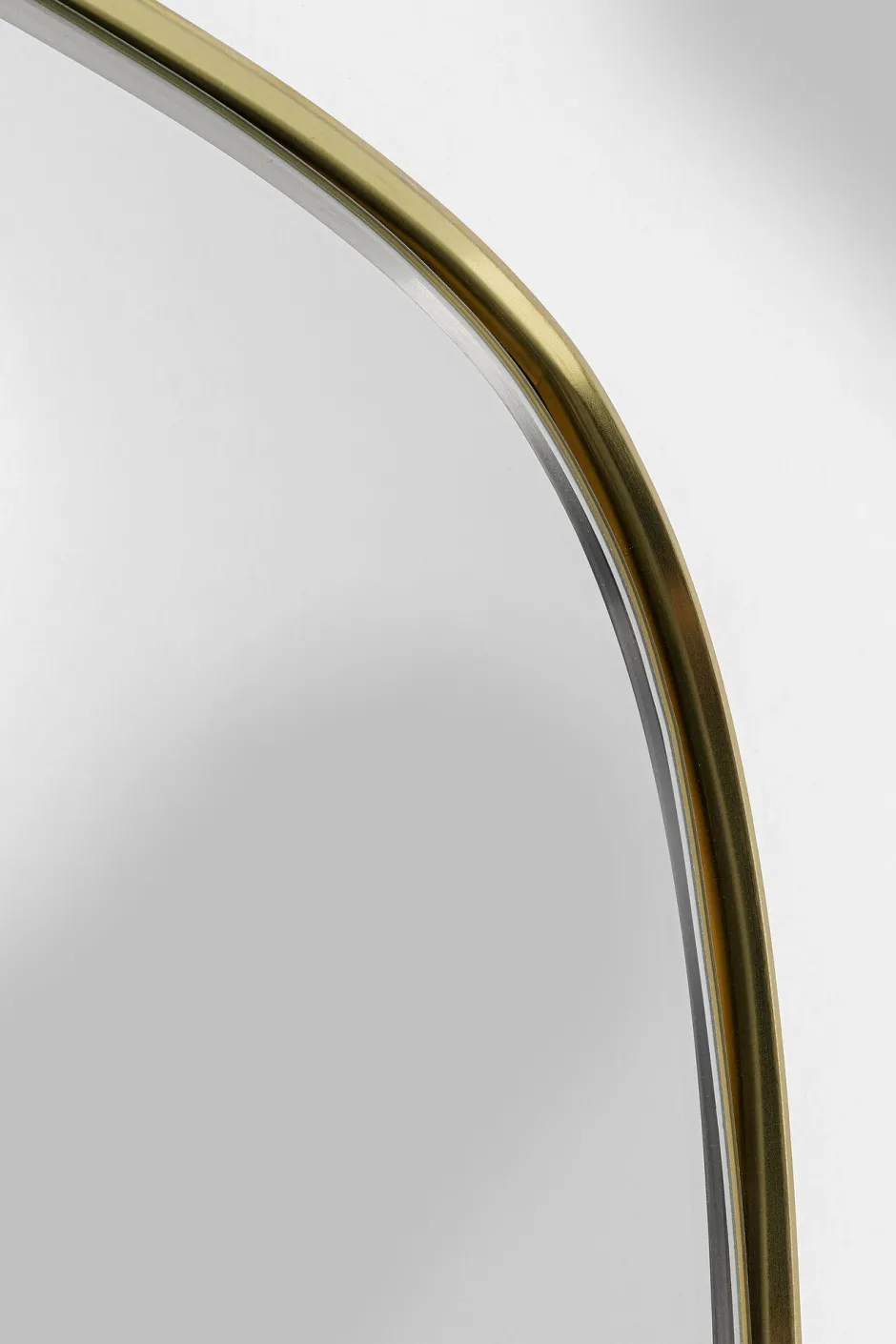 KARE Wandspiegel Shape Brass 110x120cm