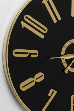 KARE Wanduhr Casino Schwarz Ø76cm
