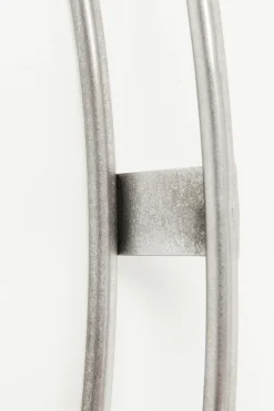 KARE Wanduhr Clip Silber Ø60cm