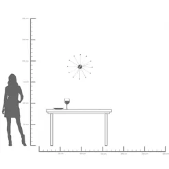 KARE Wanduhr Like Umbrella Balls Chrome