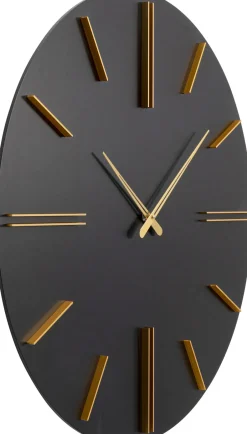 KARE Wanduhr Luca Schwarz Ø70cm
