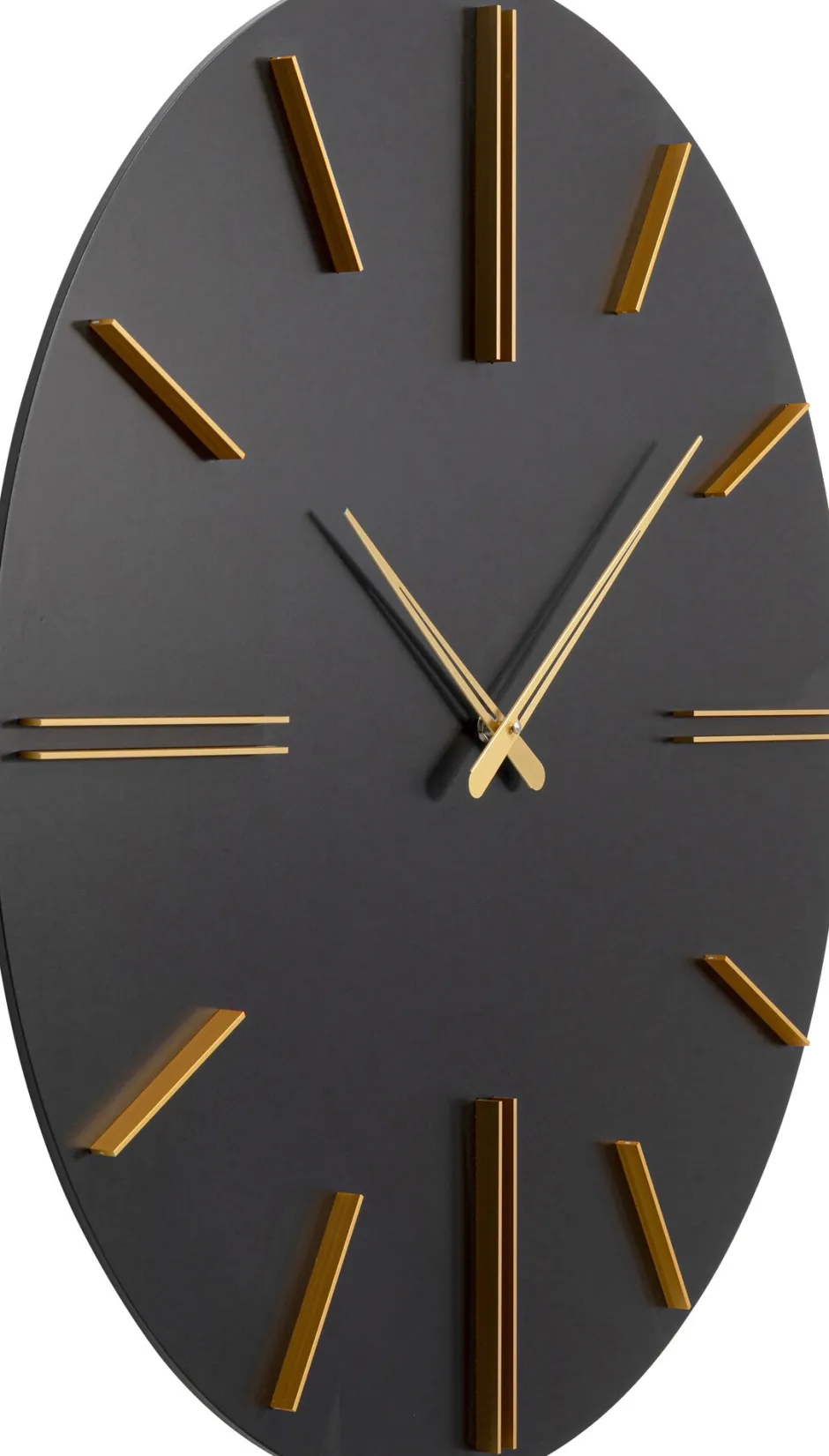 KARE Wanduhr Luca Schwarz Ø70cm