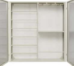 KARE Wandweinregal Porto Greige 75x80cm