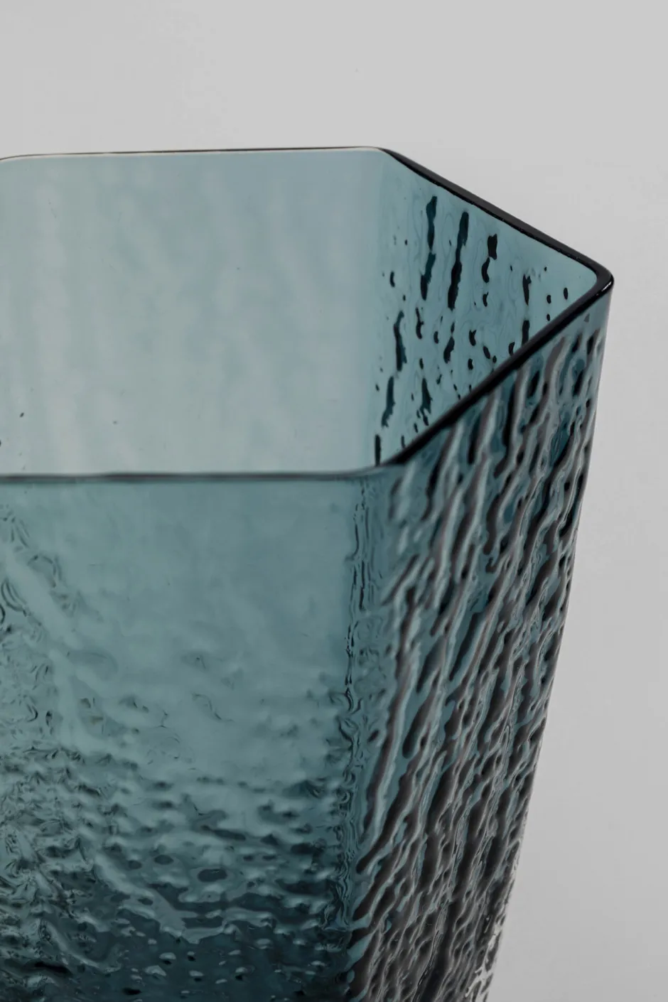 KARE Wasserglas Cascata Blau