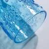 KARE Wasserglas Ice Flowers Blau