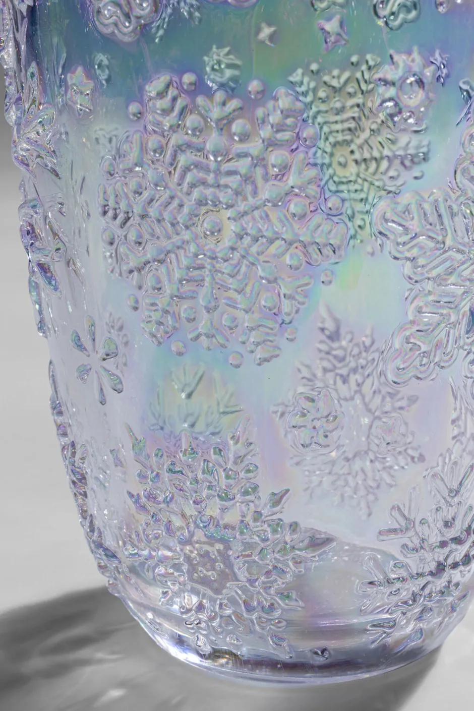KARE Wasserglas Ice Flowers Colore