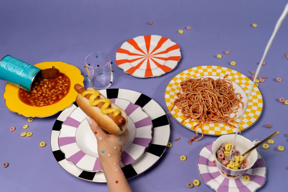 KARE Wasserglas Party Dots 9cm