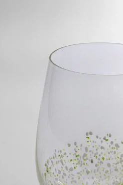 KARE Weinglas Confetti Grün 24 cm