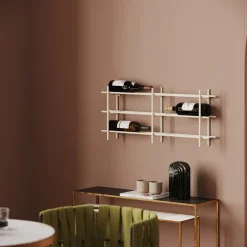 KARE Weinregal Cape Town Greige 80x34cm