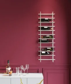 KARE Weinregal Cape Town Hellgrau 45x136cm