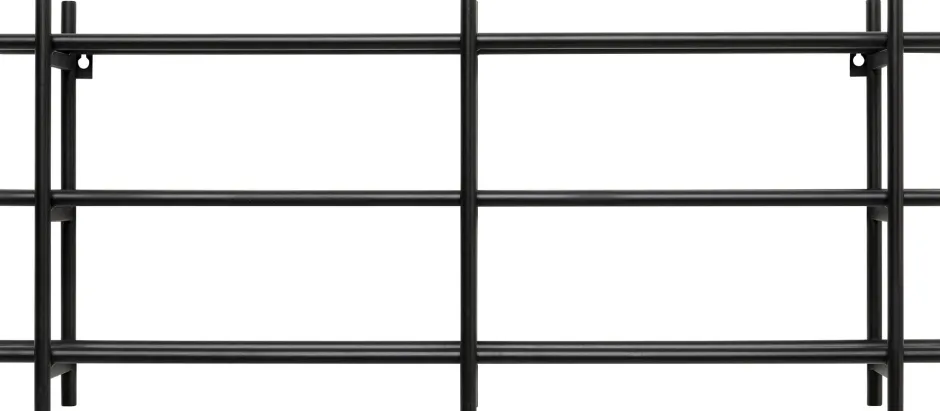 KARE Weinregal Cape Town Schwarz 80x34cm