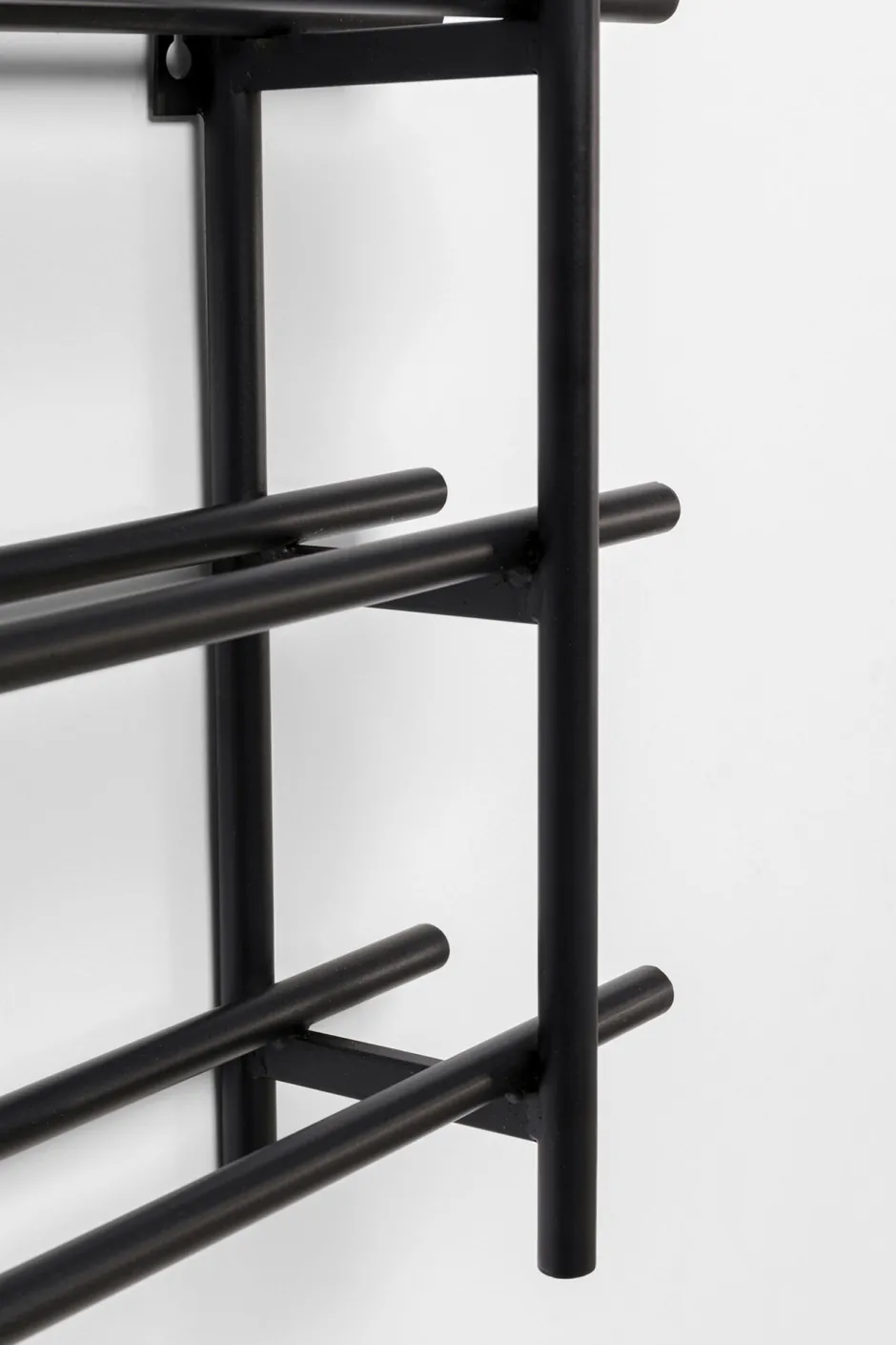 KARE Weinregal Cape Town Schwarz 80x34cm