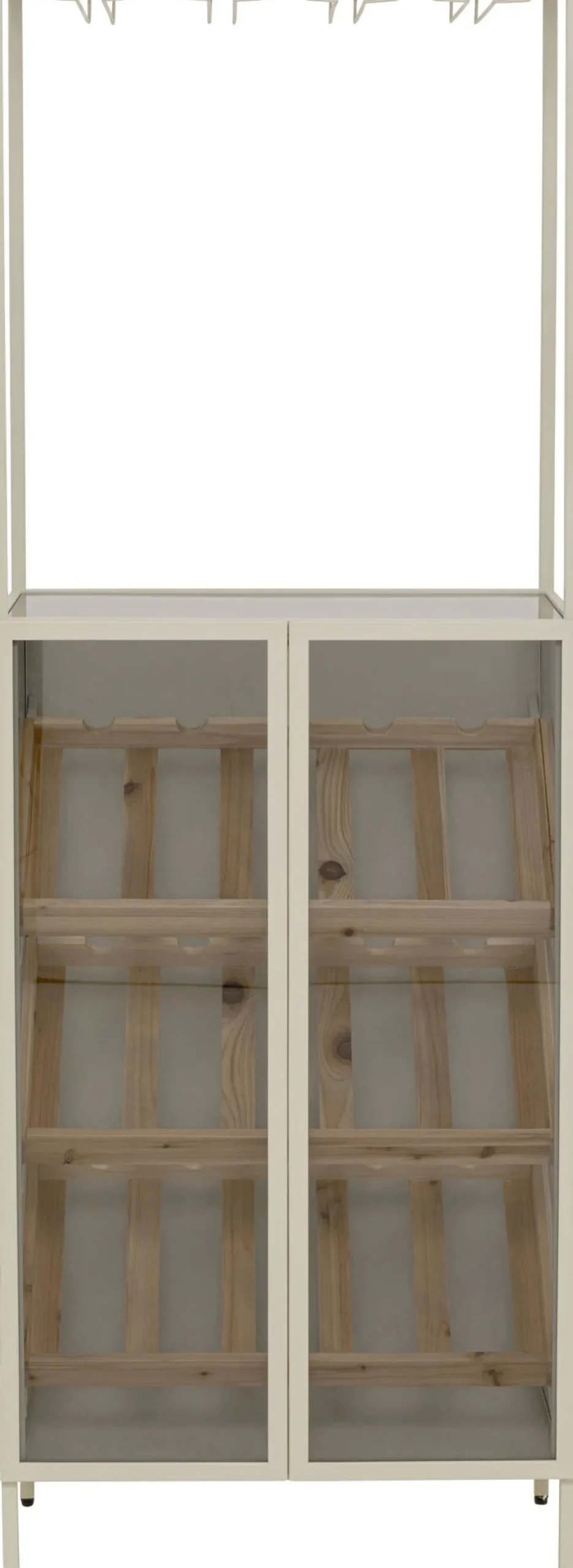 KARE Weinregal Porto Bar Greige 60x170cm