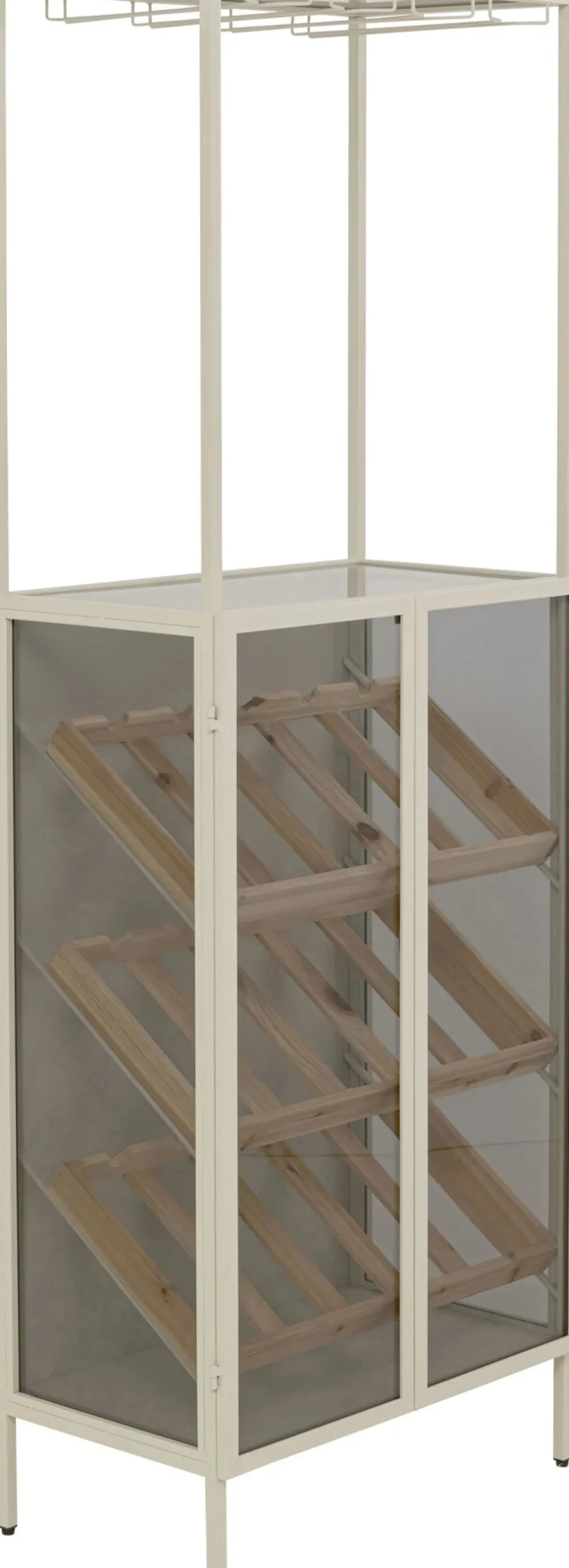 KARE Weinregal Porto Bar Greige 60x170cm