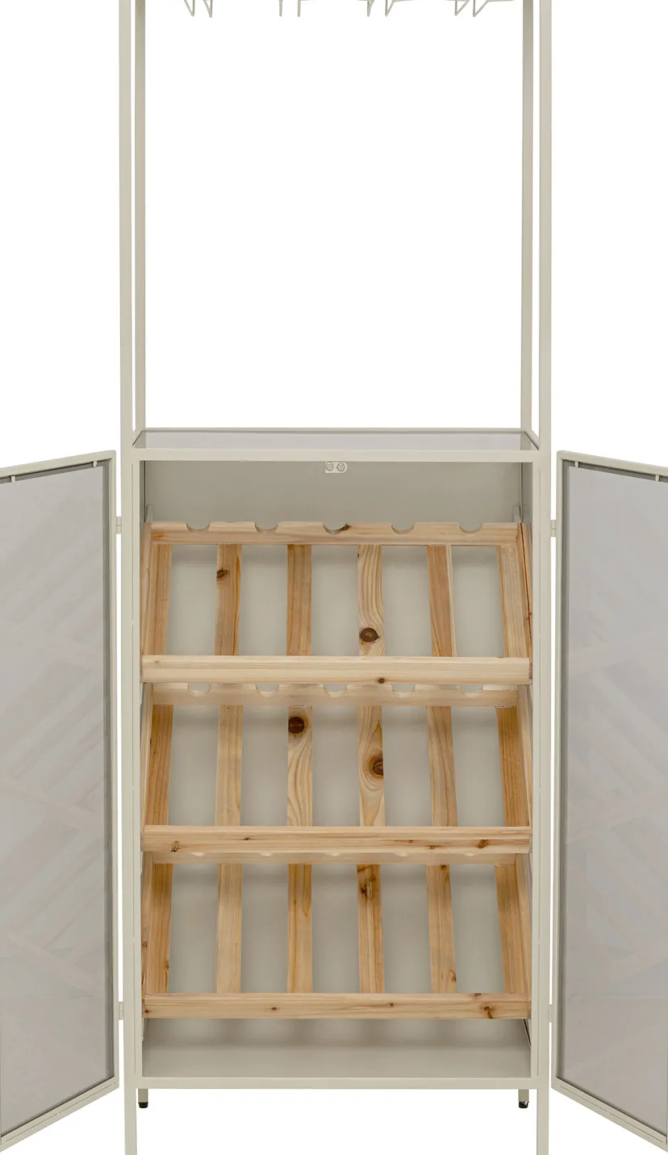 KARE Weinregal Porto Bar Greige 60x170cm