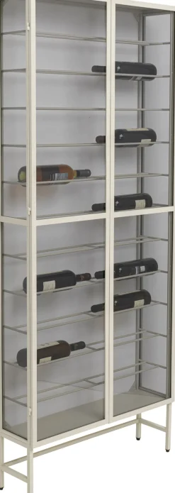 KARE Weinregal Porto Greige 75x180cm