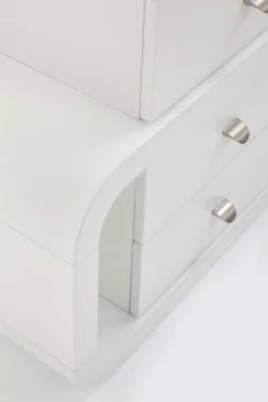 KARE White Club Schreibtisch Snake 150x70cm