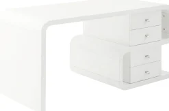 KARE White Club Schreibtisch Snake 150x70cm