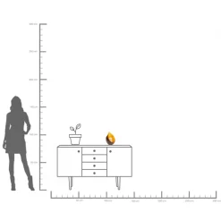 KARE Windlicht Uovo Drop 24cm